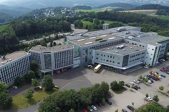 Aerial view of Spelsberg's manufacturing site in Germany